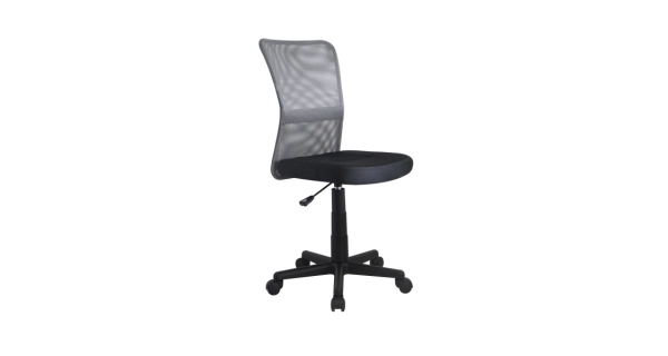 Dětská židle BOSKO, šedá/černá