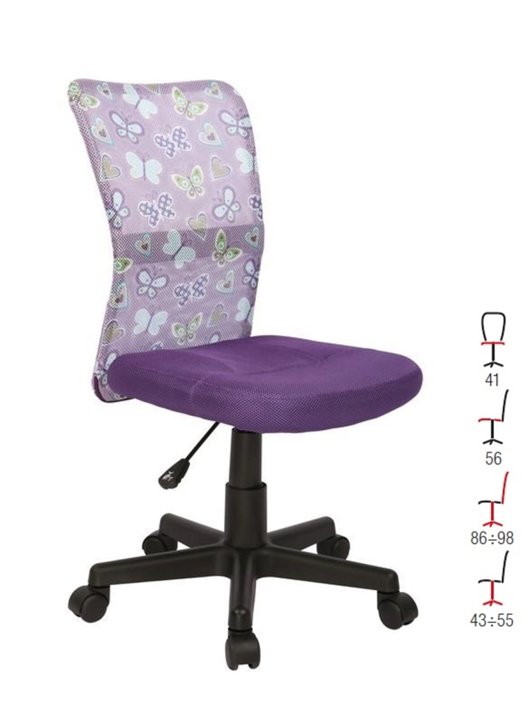 Levně Dětská židle BOSKO, fialová