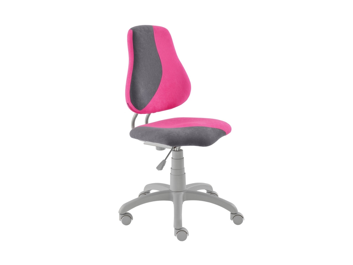 Levně Dětská židle FRINGILLA S, růžová/šedá