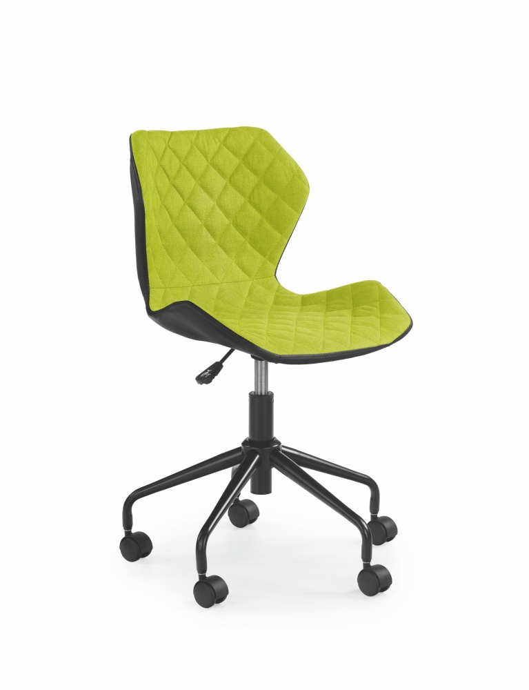 Levně Dětská židle DENEB, černá/zelená