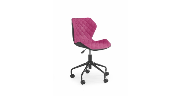 Dětská židle METRIX, černá/růžová ZRUŠENO