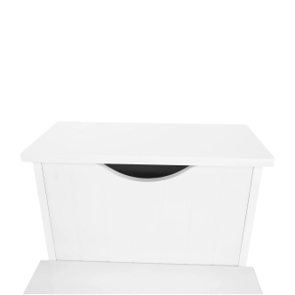 Dětské schůdky TERKA s úložným prostorem, bílá