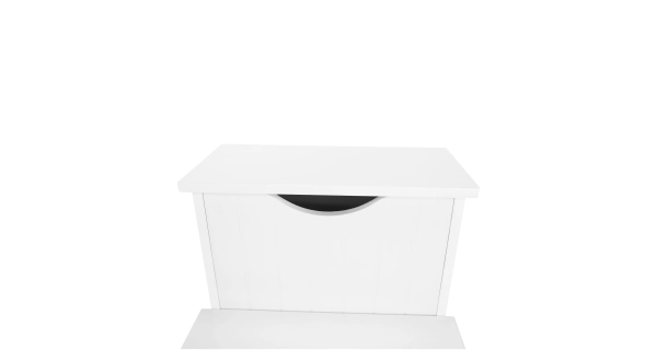 Dětské schůdky TERKA s úložným prostorem, bílá