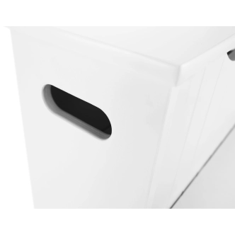 Dětské schůdky TERKA s úložným prostorem, bílá