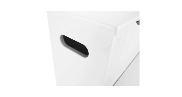 Dětské schůdky TERKA s úložným prostorem, bílá