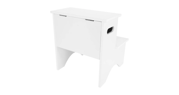 Dětské schůdky TERKA s úložným prostorem, bílá