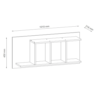 Dětský pokoj COSIMA, bílá/dub craft zlatý DOPRODEJ