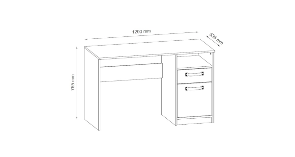 Dětský pokoj COSIMA, bílá/dub craft zlatý DOPRODEJ