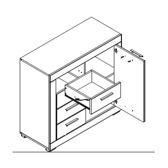 Dětský pokoj JAMASOTA 6, bílý mat/grafit