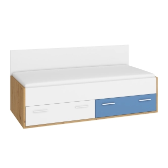 Dětský pokoj LEPON 1, dub artisan/bílá/modrá, 5 let záruka