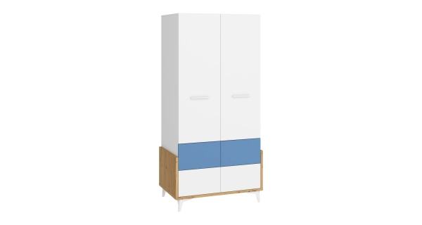 Dětský pokoj LEPON 1, dub artisan/bílá/modrá, 5 let záruka