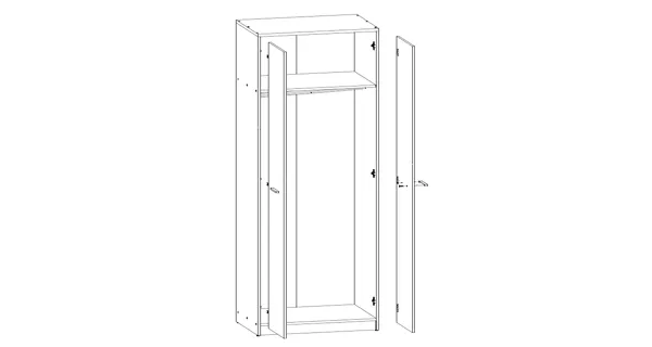 Dětský pokoj MARIONET, bílá/dub sonoma