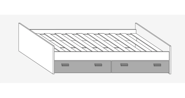 Dětský pokoj NELLORE II, dub sonoma/světle modrá/modrá, 5 let záruka