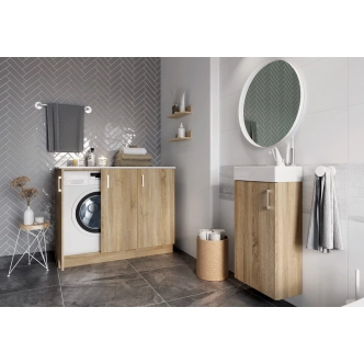 DINTERI skříň vestavná na pračku, dub sonoma