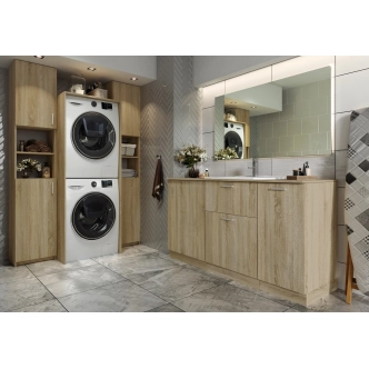 DINTERI skříňka spodní 40 cm s PD, dub sonoma