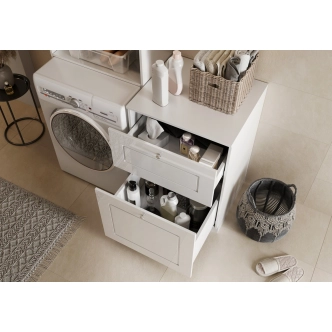 DINTERI skříňka šuplíková spodní 60 cm s PD, bílá