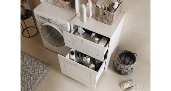 DINTERI skříňka šuplíková spodní 60 cm s PD, bílá