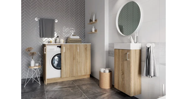 DINTERI skříňka šuplíková spodní 60 cm s PD, dub sonoma