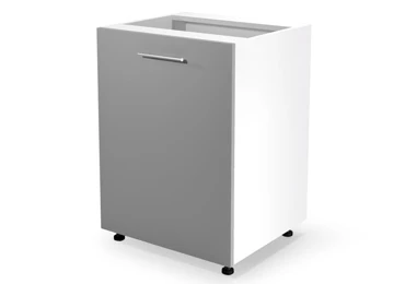 Dolní skříňka MARCIE D-60/82, dvířka: sv.šedý lesk