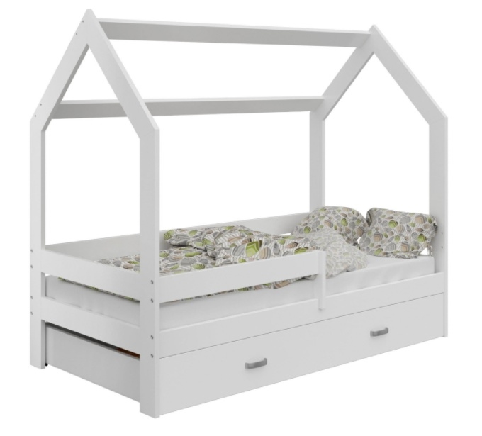 Levně Dětská postel SPECIOSA D3 80x160, bílá