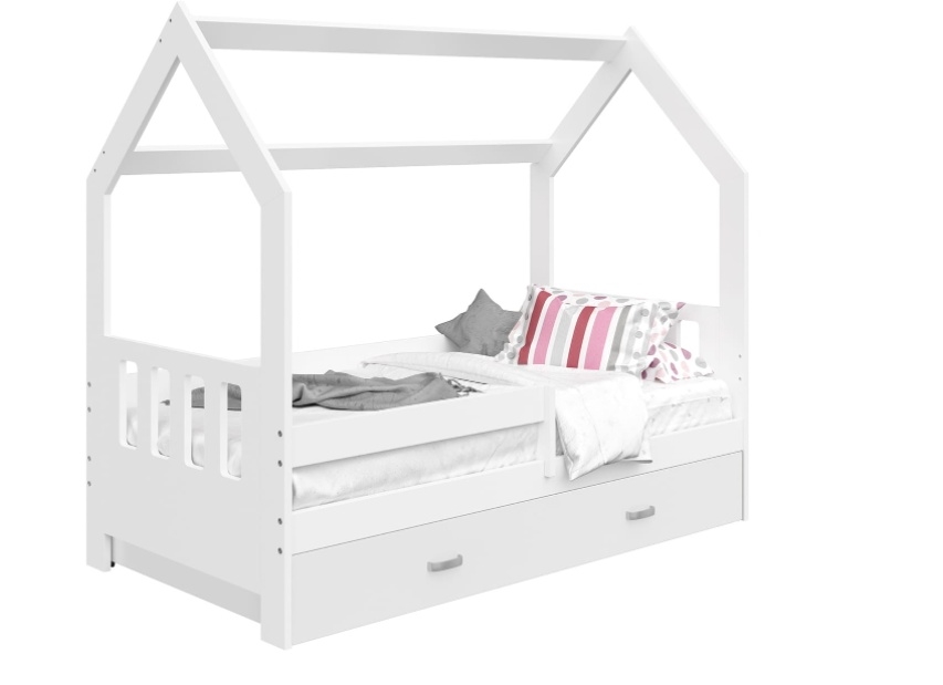 Levně Dětská postel SPECIOSA D3C 80x160, bílá