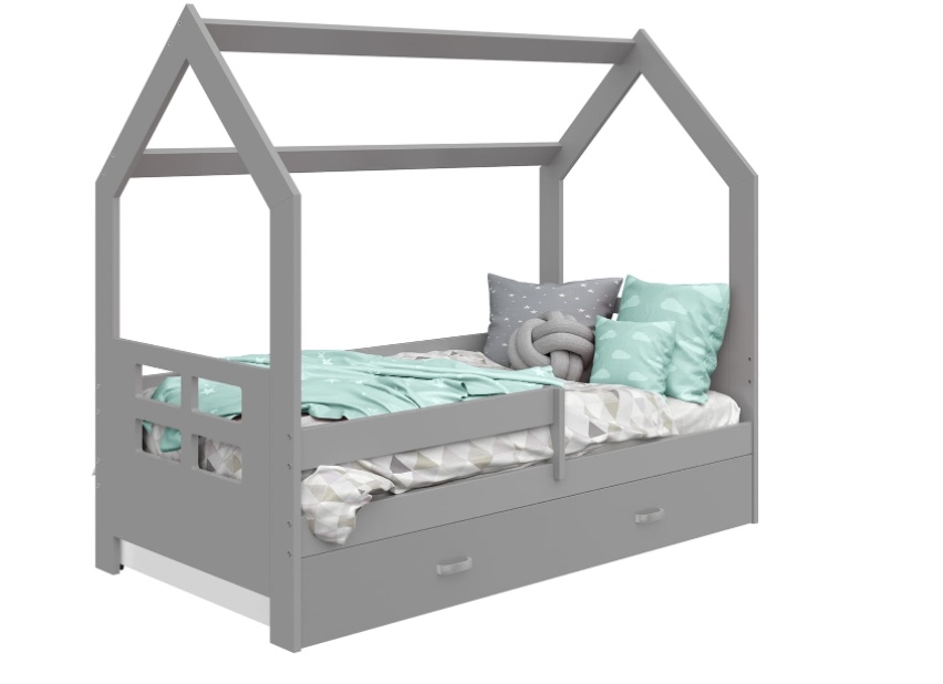 Levně Dětská postel SPECIOSA D3D 80x160, šedá