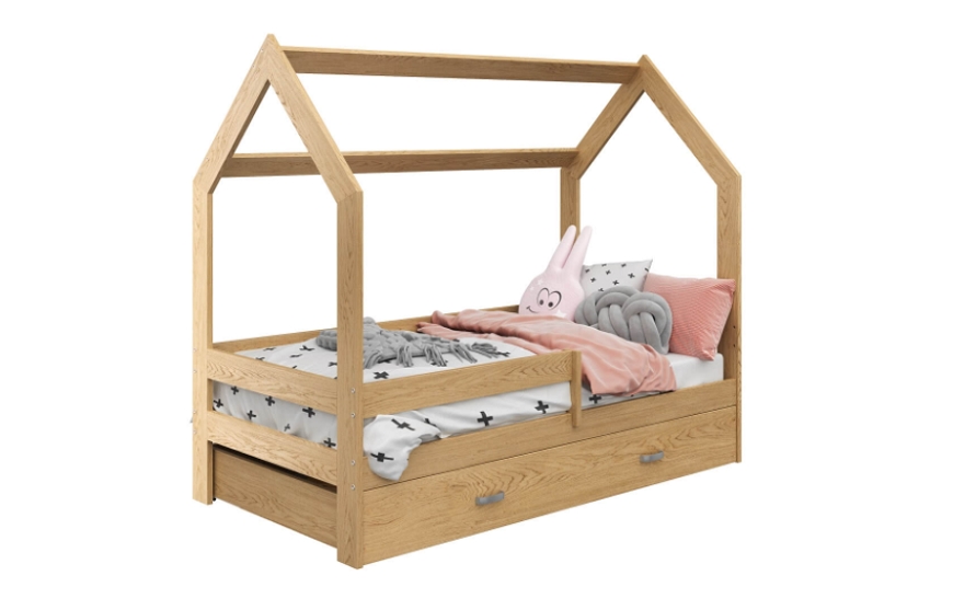Levně Dětská postel SPECIOSA D3 80x160 v barvě borovice se zásuvkou: borovice