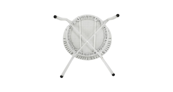 DONŽON, zahradní ratanový set 1+2, bílá