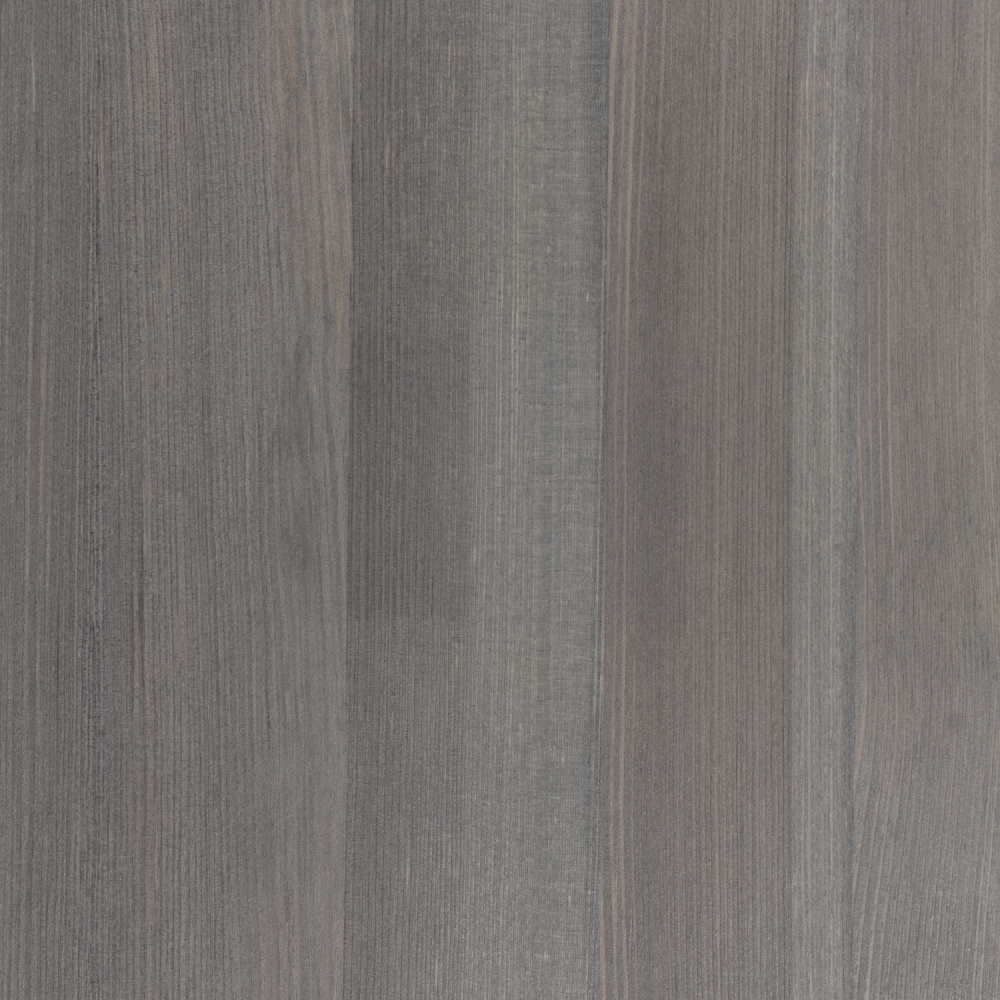 Dřevěná kuchyňská horní vitrína NGADI, šíře 131 cm, masiv borovice/moření šedé