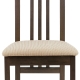 Dřevěná židle JARED, ořech/potah krémový