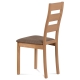 Dřevěná židle PERSONATUS, buk/hnědá