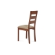 Dřevěná židle PERSONATUS, masiv buk, třešeň/béžová