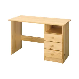Dřevěný psací stůl TRINITY typ 1, masiv borovice