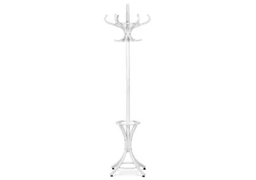 Dřevěný stojanový věšák ALIANZA, bílý lak