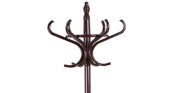 Dřevěný stojanový věšák ALIANZA, tmavě hnědá