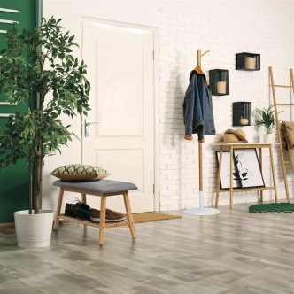 Dřevěný věšák ELROSZAN, bílý