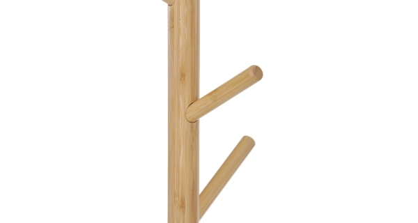 Dřevěný věšák ELROSZAN, bílý