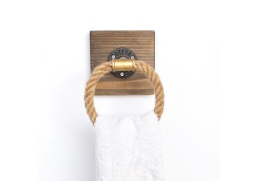 Držák na toaletní papír AMAZA, vlašský ořech