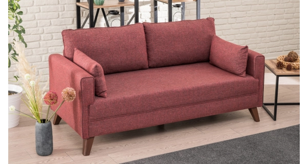 Dvojsedák AMARA, claret červená