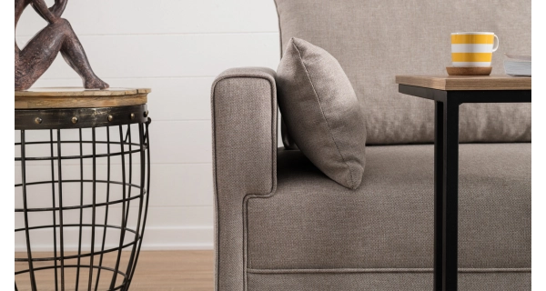 Dvojsedák AMARA, krémová