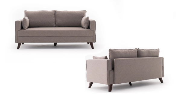 Dvojsedák AMARA, krémová