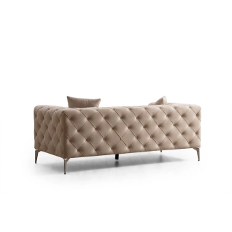 Dvojsedák ANNA, krémová