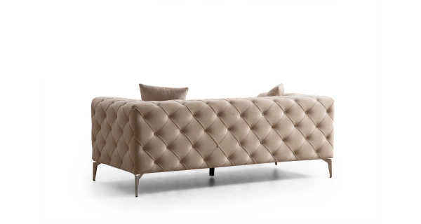 Dvojsedák ANNA, krémová