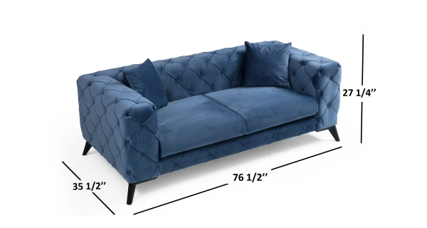 Dvojsedák ANNA, modrá