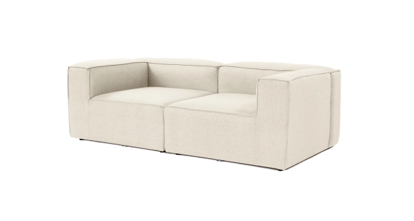 Dvojsedák ASTERIA, krémová