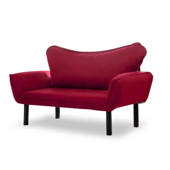 Dvojsedák BADLY, maroon