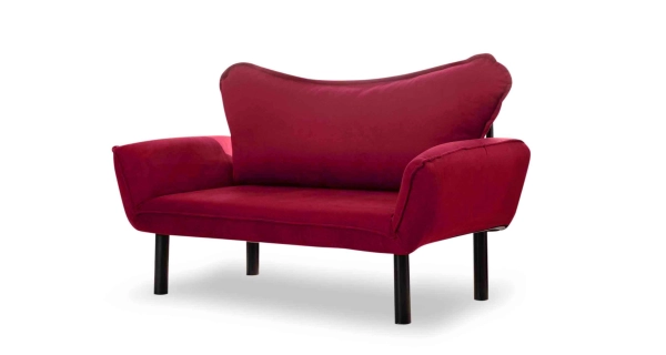 Dvojsedák BADLY, maroon