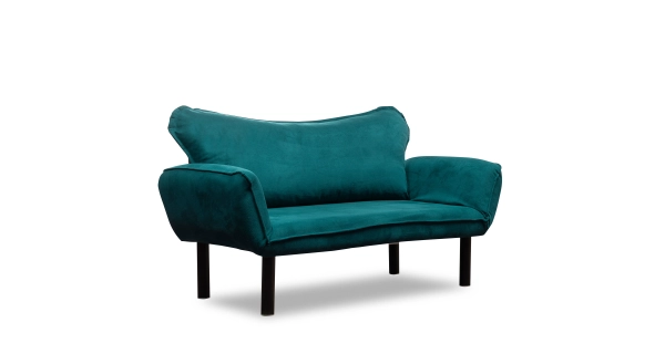 Dvojsedák BADLY, petrolejová modrá