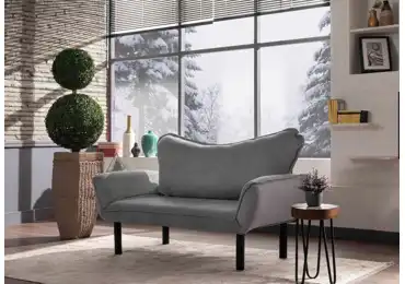 Dvojsedák BADLY, šedá