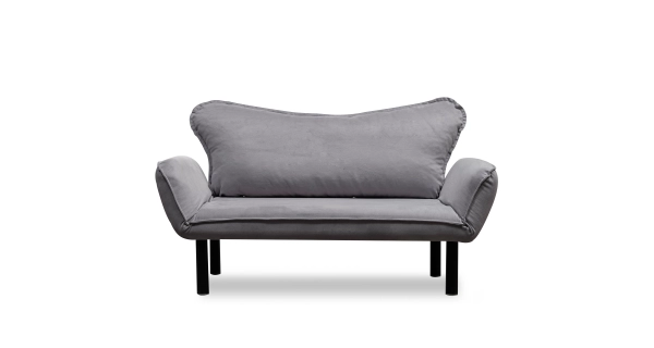 Dvojsedák BADLY, šedá